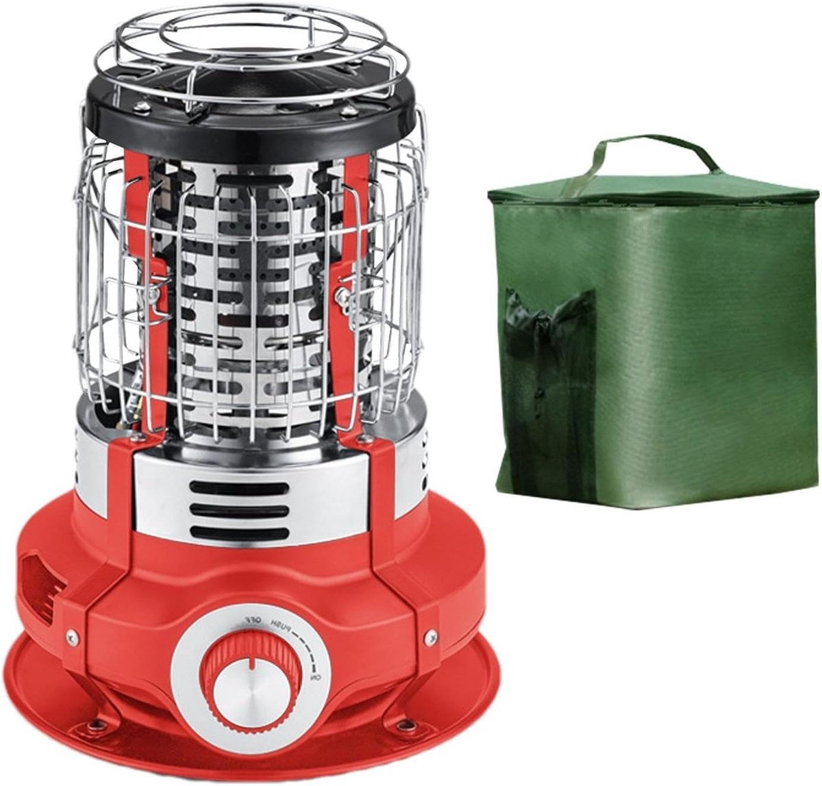 Buitenverwarmer Terras - Terrasverwarmer Buiten - Terras Verwarmen - Snelle Verwarming - 15 kW - Rood