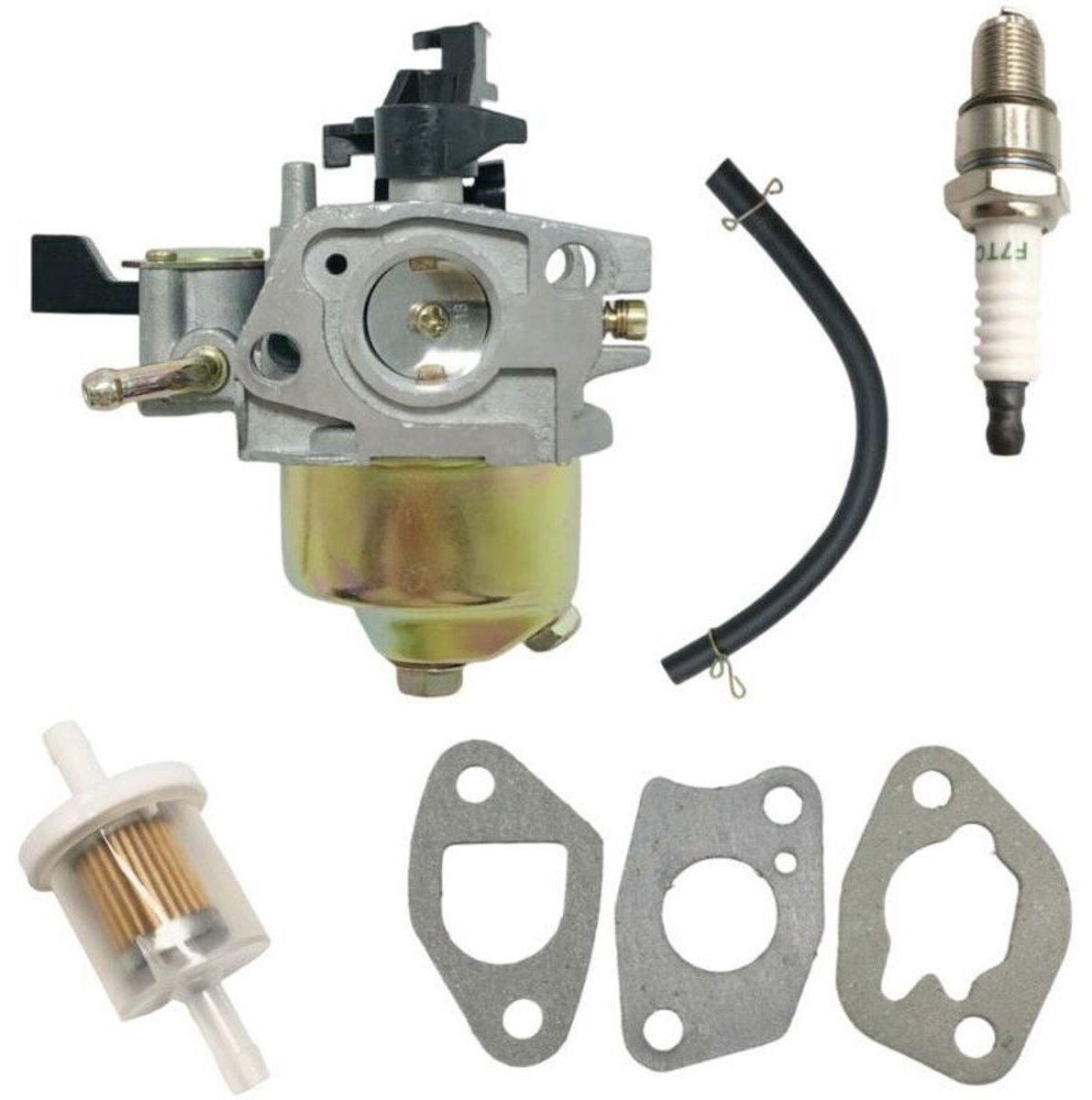 Dit is een GXV160 carburateur geschikt voor Honda GXV160, HR215, HRM215, HRB215, HR194, HRA214 en HRB215 grasmaaiers. De set bevat een luchtfilter en bougies. Onderdeelnummers: 16100-ZG9-M12, 16100-ZE6-W01, 16100-ZE7-055.