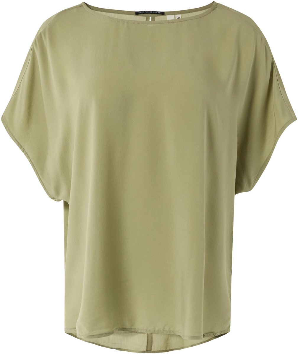QS - female - Oversized blouse van viscose