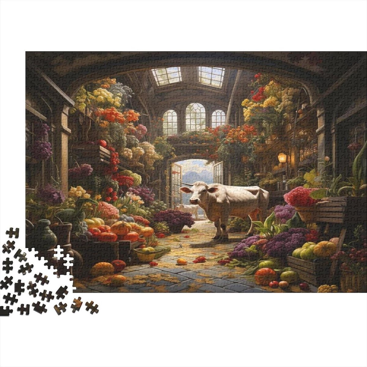 Fotopuzzel - Individuele puzzel Puzzel op maat - Ontspanning thuis - Met bonus poster - 75 x 50 cm