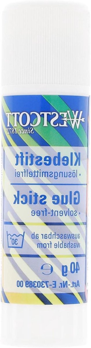 Lijmstift - Knutsellijm Plakstift - Hobby en Knutselen - Oplosmiddelvrij - 40 gram - Transparant