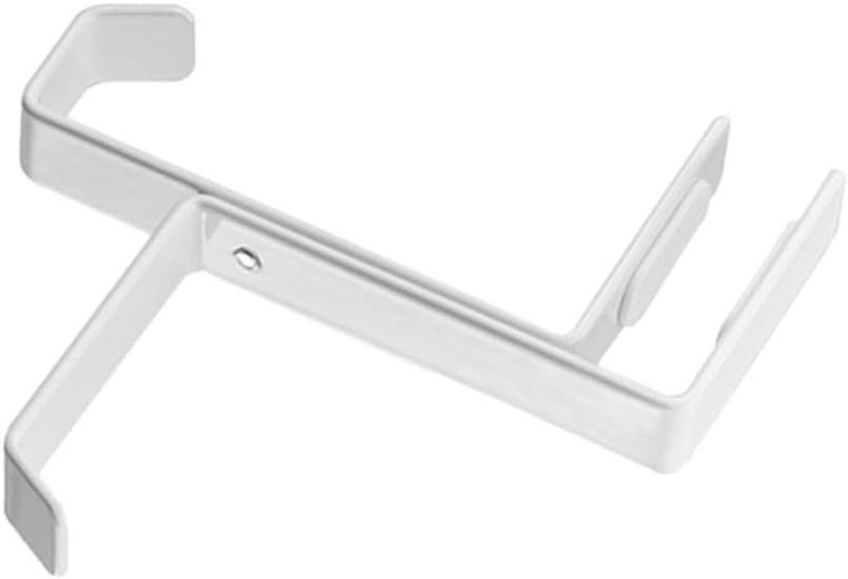 Hoofdtelefoon Hanger - Headset Stand - Bureau Organisatie - Verstelbare Haak - 11 x 12 x 1.5 cm - Wit