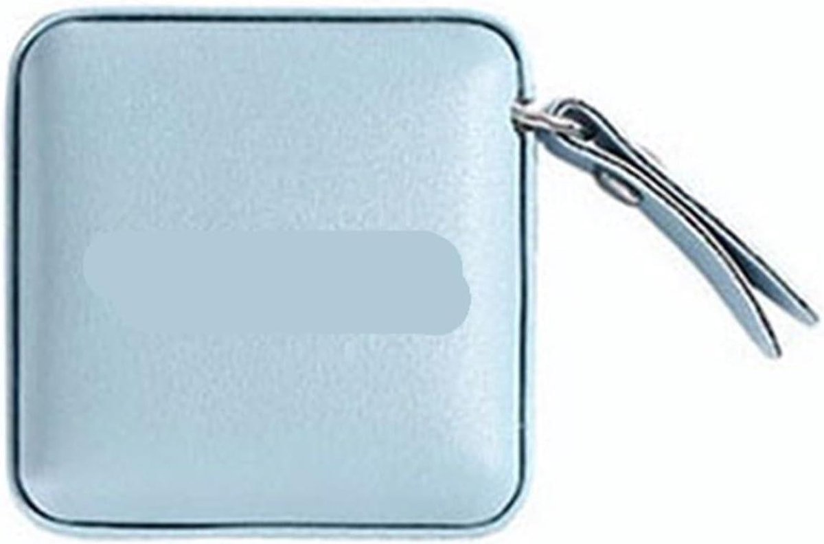 Zacht Meetlint - Kleermakers Meetlint - Kleding Maken - Dubbelzijdig Bedrukt - 5.5 x 5.5 cm - Blauw