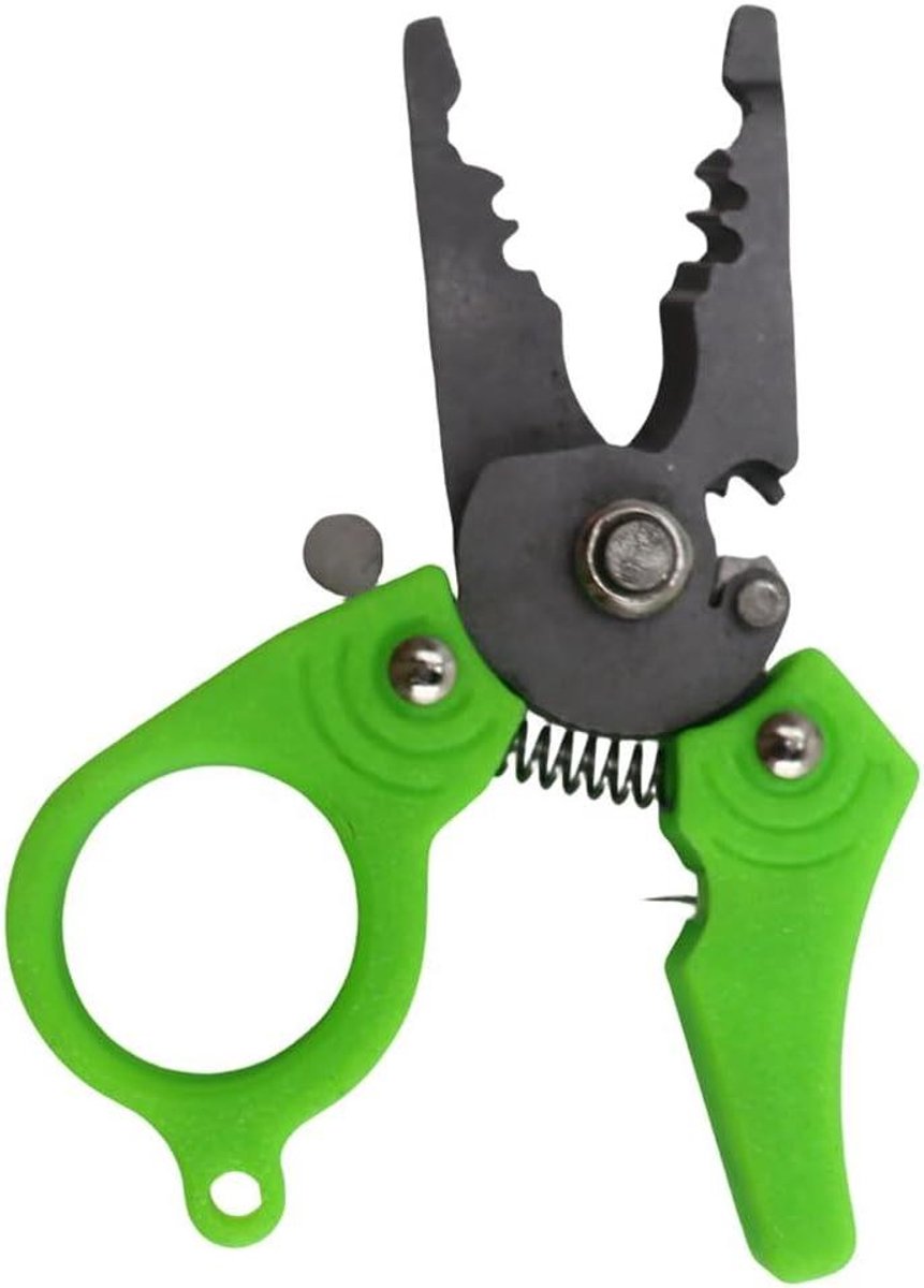 Mini Multitool Striptang - 6-in-1 Tang - Klusjes Uitvoeren - Multifunctioneel Gereedschap - 95 mm - Groen