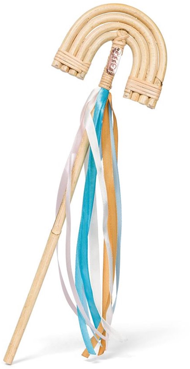Poppie Toys rotan toverstafje regenboog magisch speelgoed 2 jaar+.