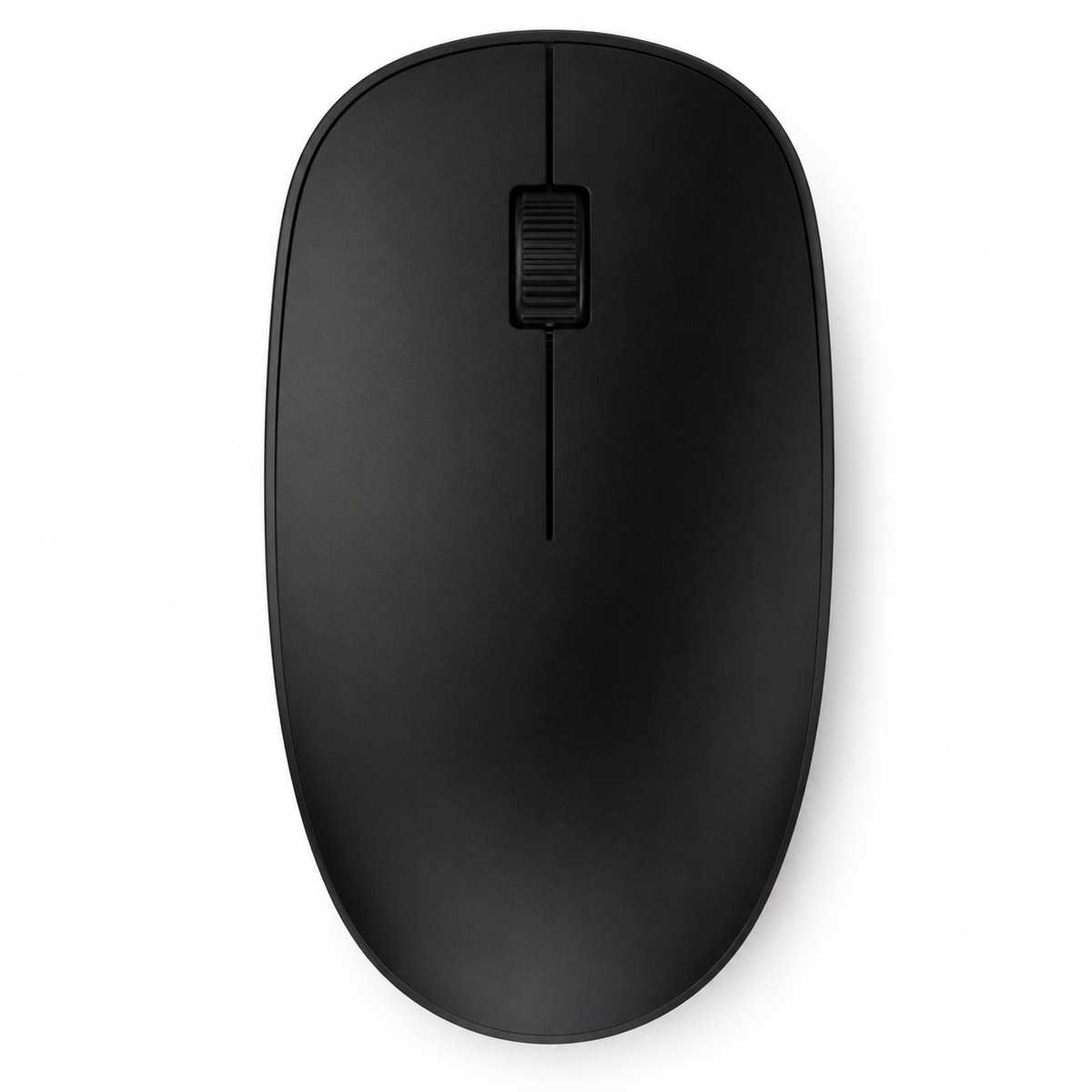 Draadloze Muis 2.4 GHz – USB Muis met Nano Receiver – 1200 DPI Optische Sensor – Tot 10 Meter Bereik – Zwart