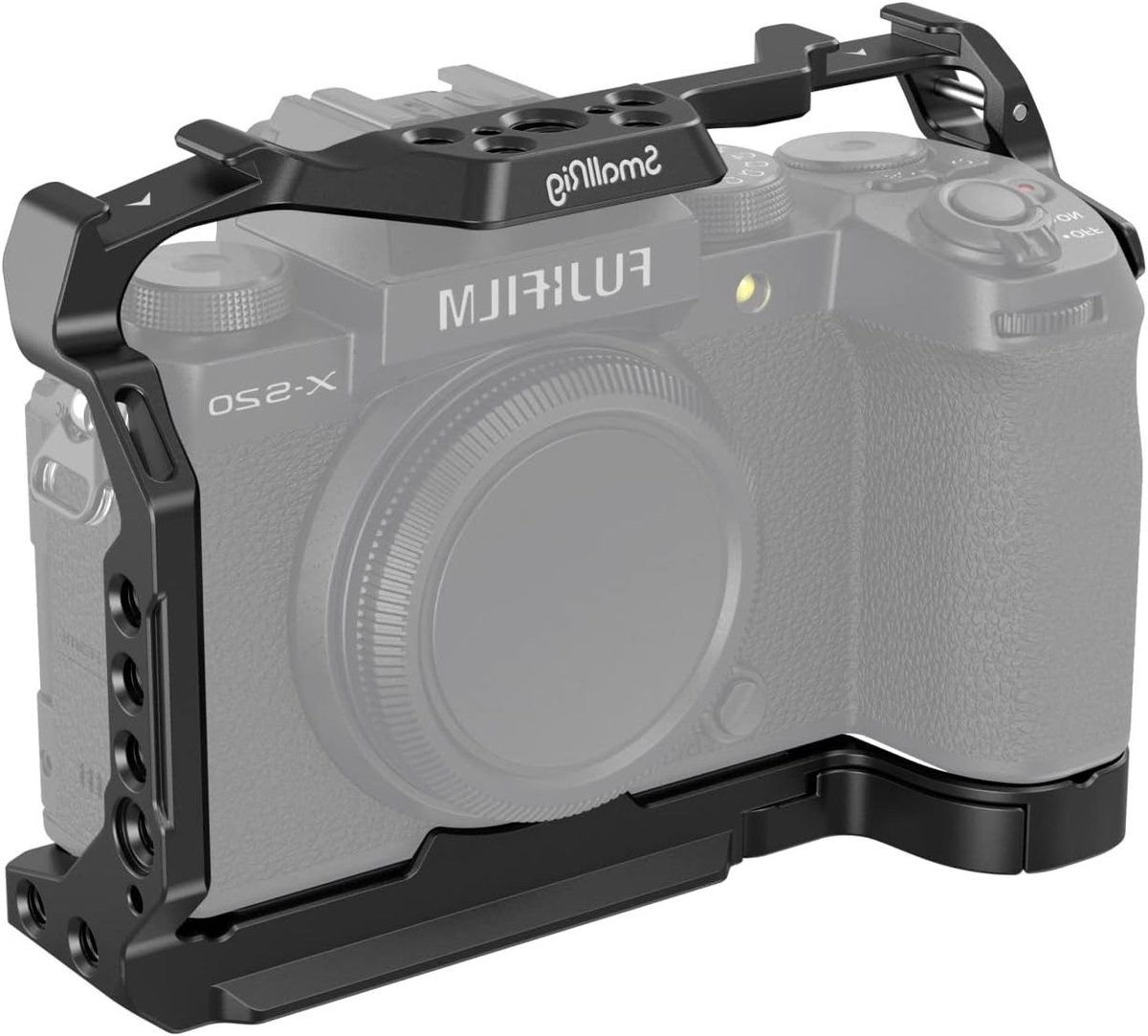 Aluminium Camera Cage voor FUJIFILM X-S20 met Snelle Ontgrendelingsplaat, Ideaal voor Fotografie en Videoproductie - 4230