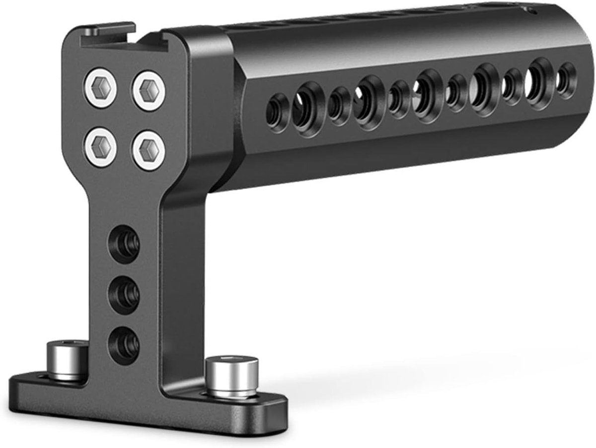 Verstelbare Handgreep voor Camera Rig en Cage, Ideaal voor Videoproductie en Fotografie - 1638C