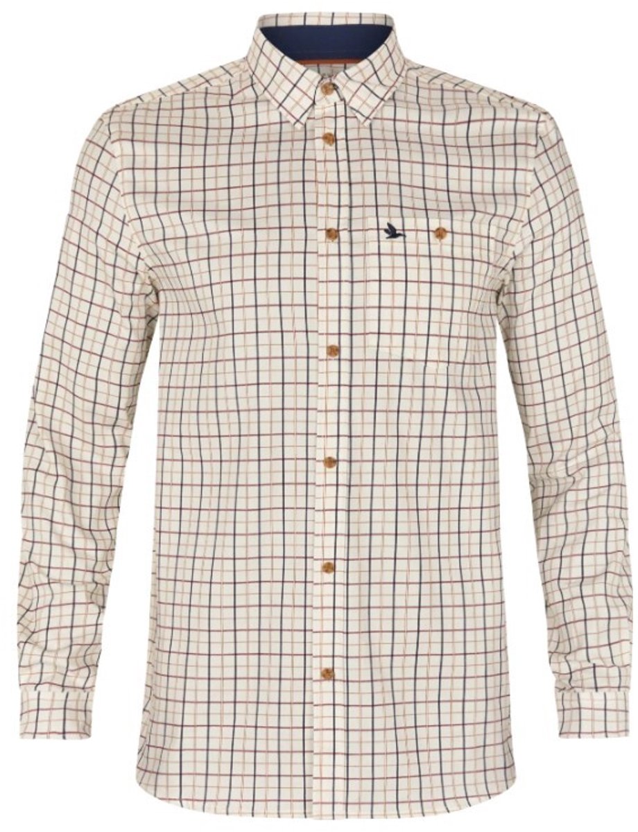 Seeland Oxford Shooting Shirt Outdoorhemd Scandinavische hemd Jachthemd Classic /Merlot Check Cypress