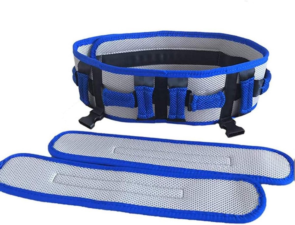 Transferband - Hijsband Hulpmiddel - Veilige Transfers - Versterkt Nylon - 110 x 10.5 cm - Zwart