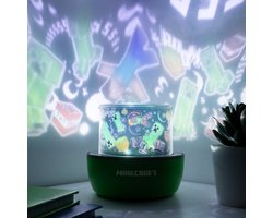 Minecraft Projection Light – Officieel Gelicentieerde Projectorlamp met 2 Scènes, Wand‑ & Plafonddecoratie- Paladone