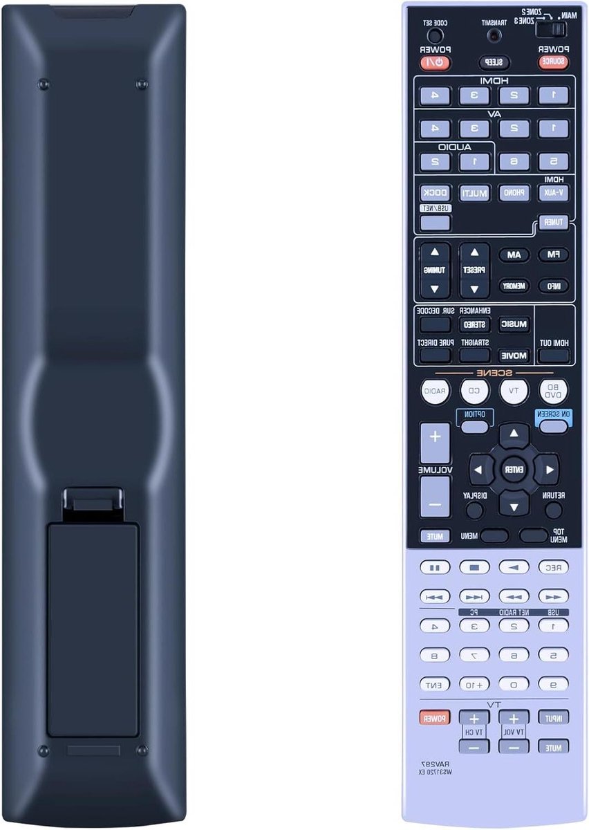 Afstandsbediening - Universele afstandsbediening - TV bedienen - Directe werking - 10 meter - Zwart