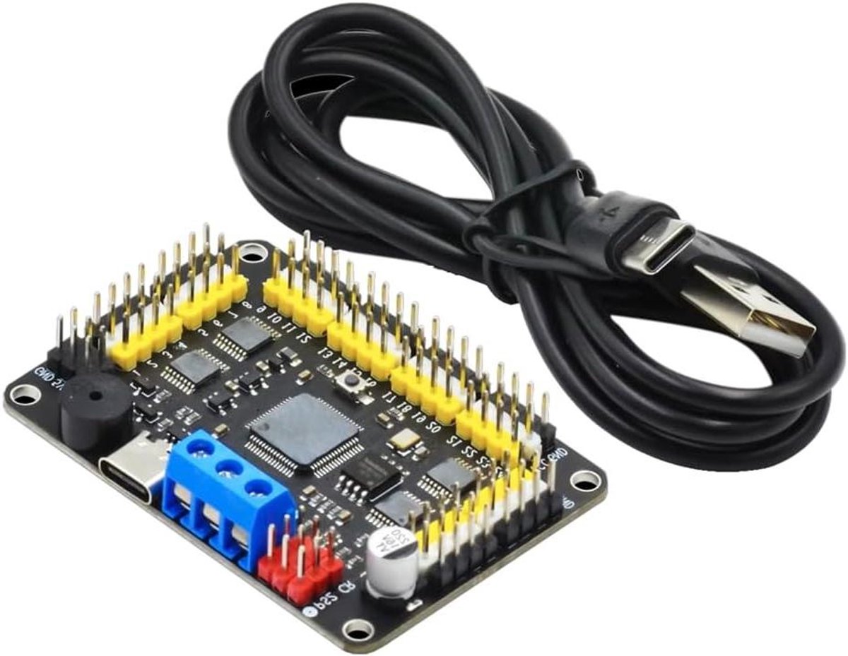 Servo Controlebord - Motor Controller - Robotica Projecten - 32 Kanalen - 13 x 10 cm - Zwart