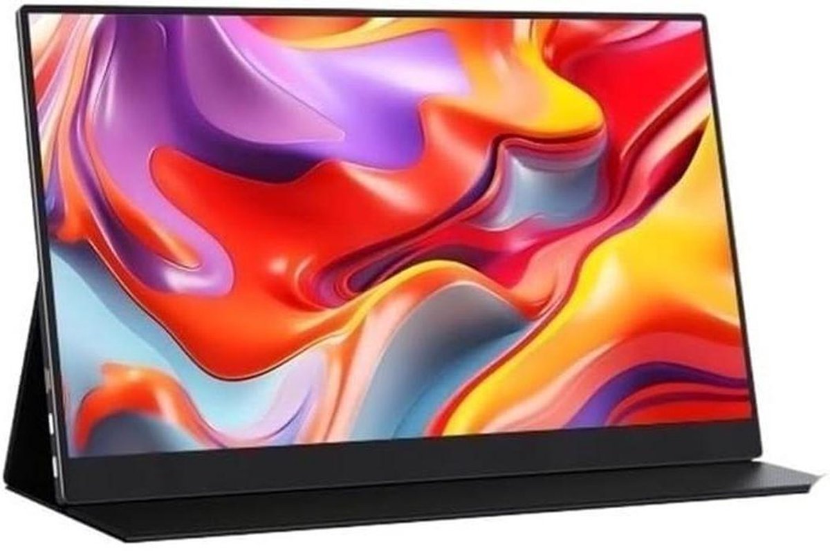 Draagbare Monitor - Externe Scherm - Productiviteit Verhogen - Full HD Resolutie - 15.6 Inch - Zwart