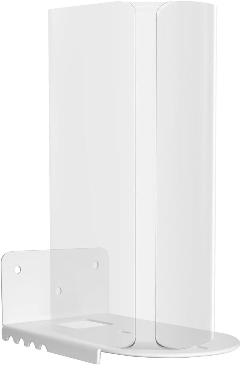 Metalen WiFi Houder - Router Wandmontage - Signaal Verbetering - Ruimtebesparend Ontwerp - 400 Gram - Wit