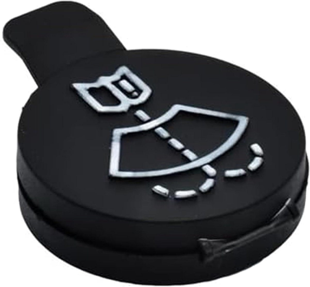 Ruitensproeier Deksel - Reservoir Cap - Auto Onderhoud - Betrouwbare Bescherming - 1x1x1 cm - Zwart