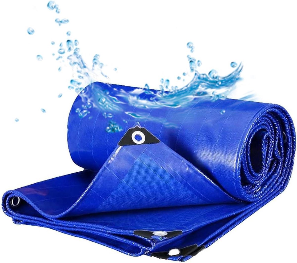 Waterdicht Afdekzeil - Beschermend Zeil - Buiten Beschermen - Scheurvast PVC - 140 x 250 cm - Blauw