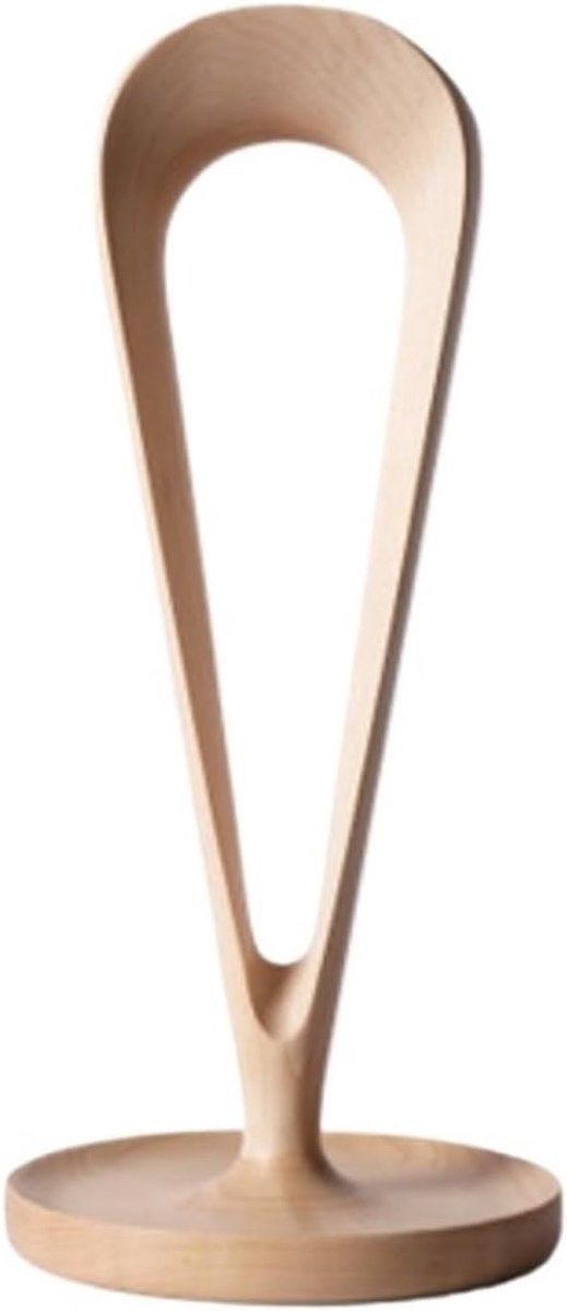 Koptelefoon Houder - Ophangrek Oortjes - Thuis Opbergen - Handgemaakt Hout - 26.5x12x12cm - Natuurlijk — cadeau in Gadgets - foto 5