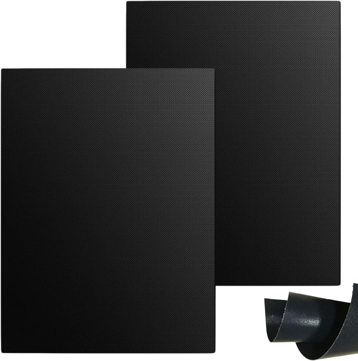 Oven Liner - Ovenbeschermer Mat - Oven Schoon Houden - Hittebestendig Glasvezel - 40 x 50 cm - Zwart
