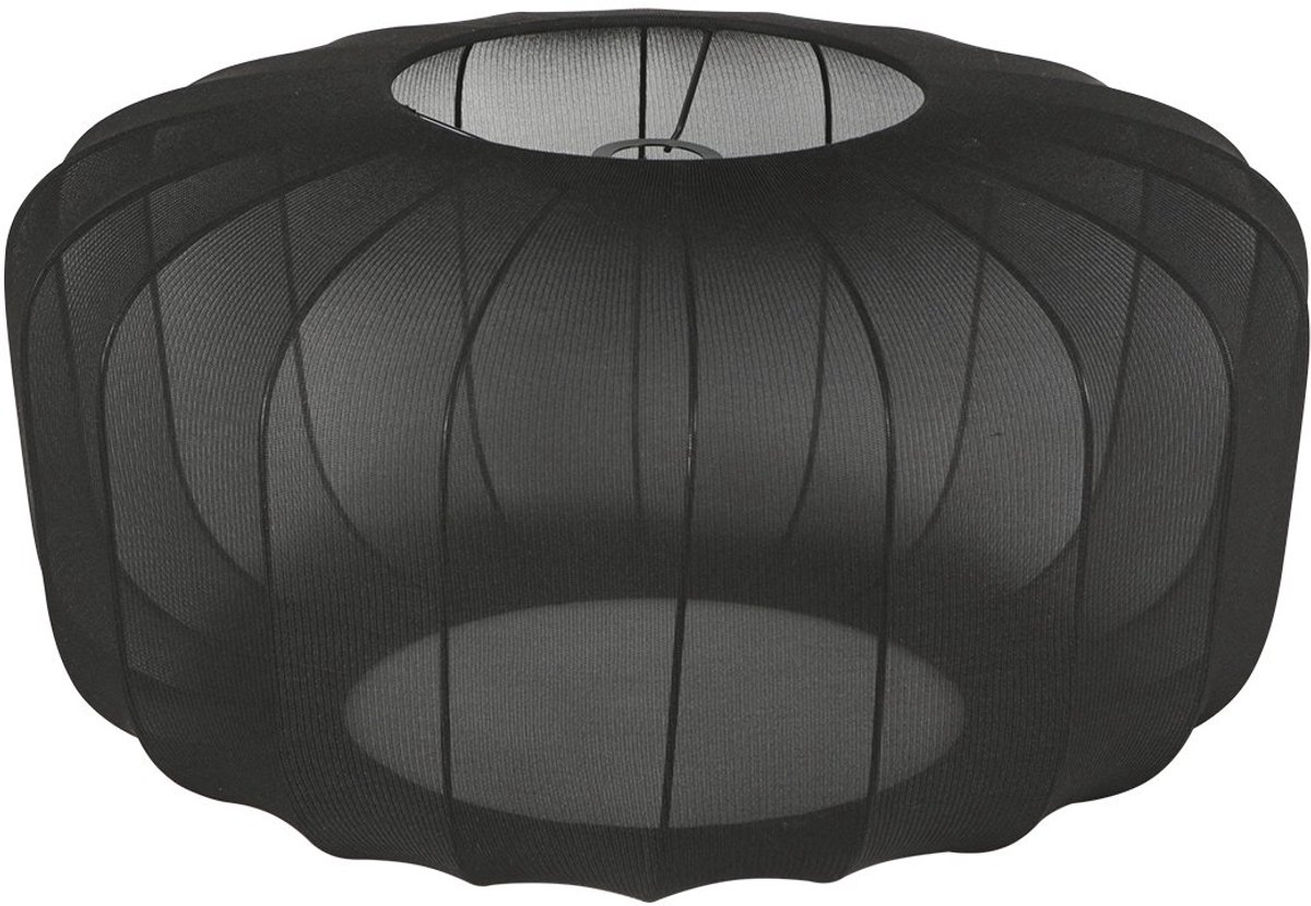 Anne Lighting - kap - Lampenkappen - zwart - textiel - Ø 60cm - E27 - K4193SS