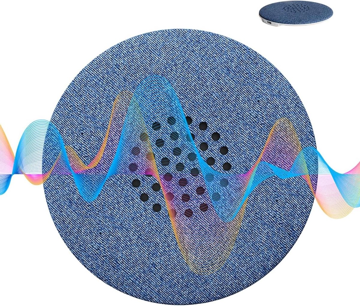 Slaap Luidspreker - Kussen Audio - Verbeterde Slaap - Drukvrij Ontwerp - 1.1 cm Dik - Wit