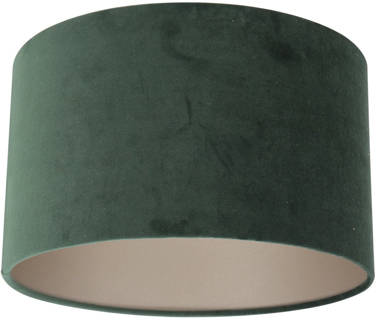 Groene velours lampenkap K7396VS ⌀30cm met E27 support - Modern - Steinhauer Kappen