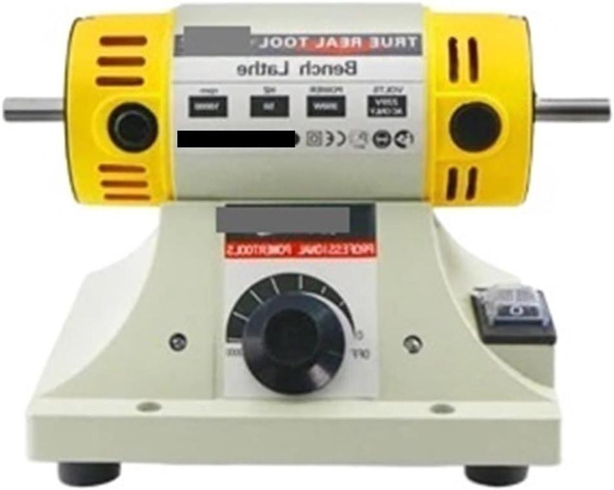 Sieradenpolijstmachine - Houtbewerking machine - Fijne handwerkzaamheden - Drieklauwspantang - 350W vermogen - Metaal