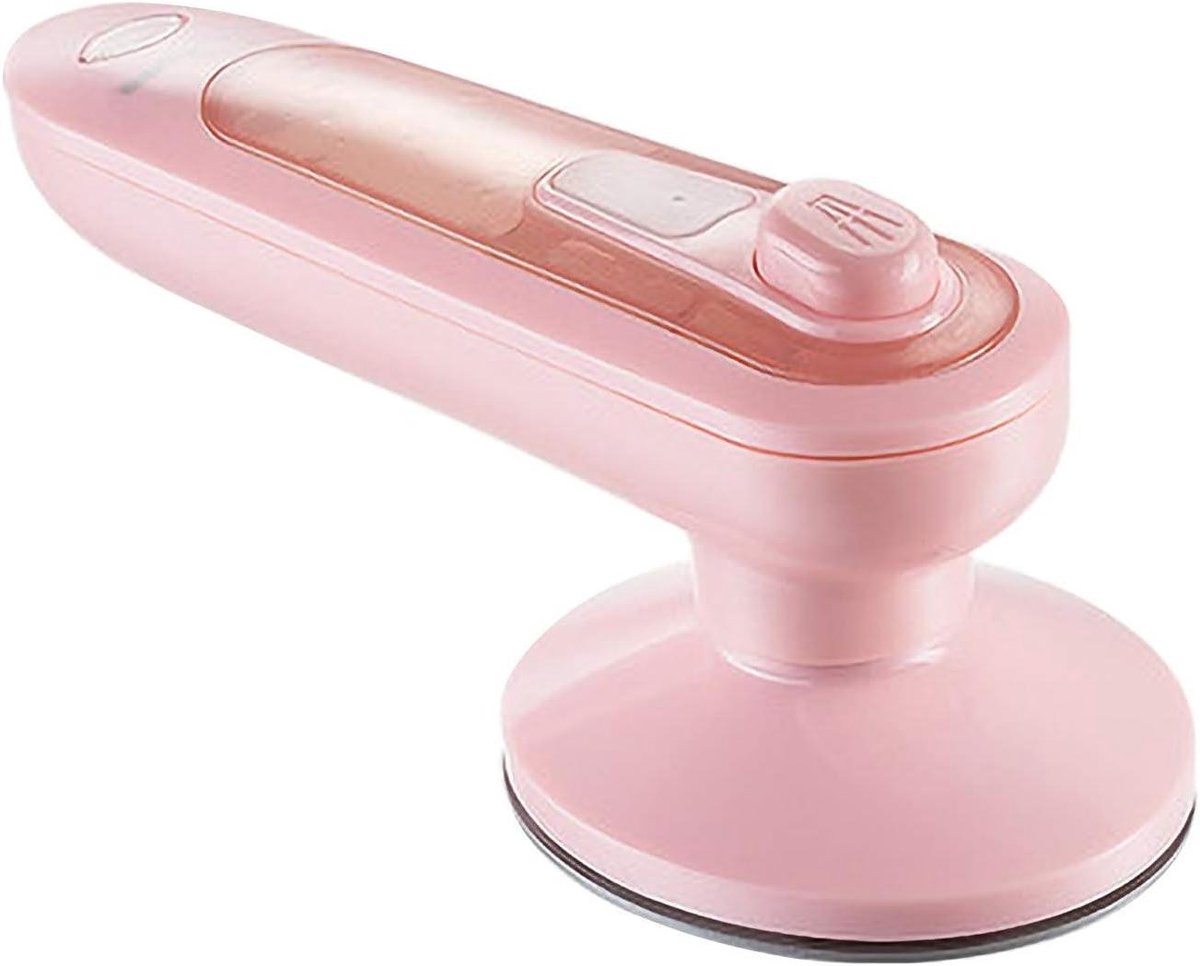 Stoomstrijkijzer Kleding - Handstomer Reisstomer - Kreukels Verwijderen - Keramische Zool - 21 x 9 x 9 cm - Roze
