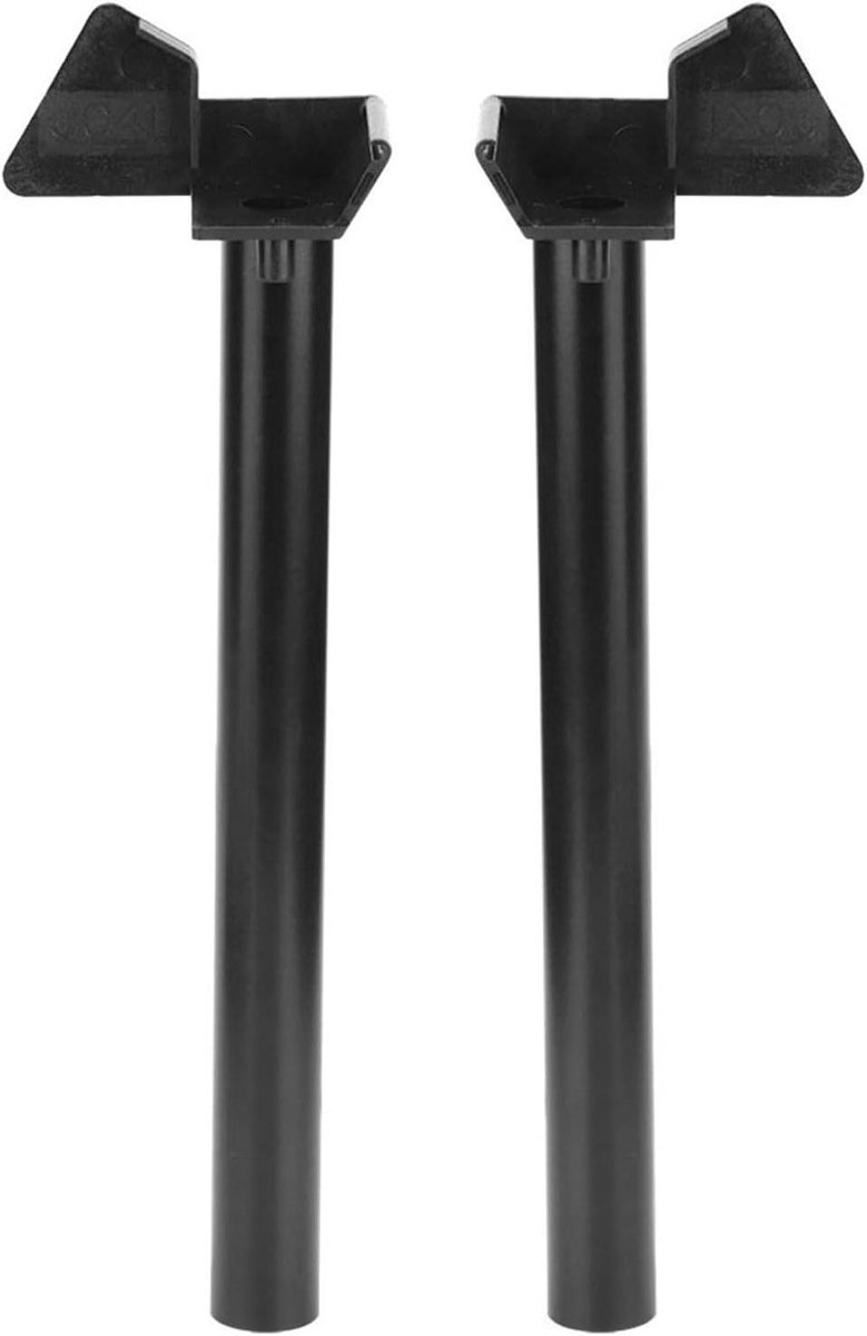 Kasaccessoire Regenwaterafvoer - Gootstuk Kas - Efficiënte Drainage - Duurzaam PVC Aluminium - 26 cm Buislengte - Zwart