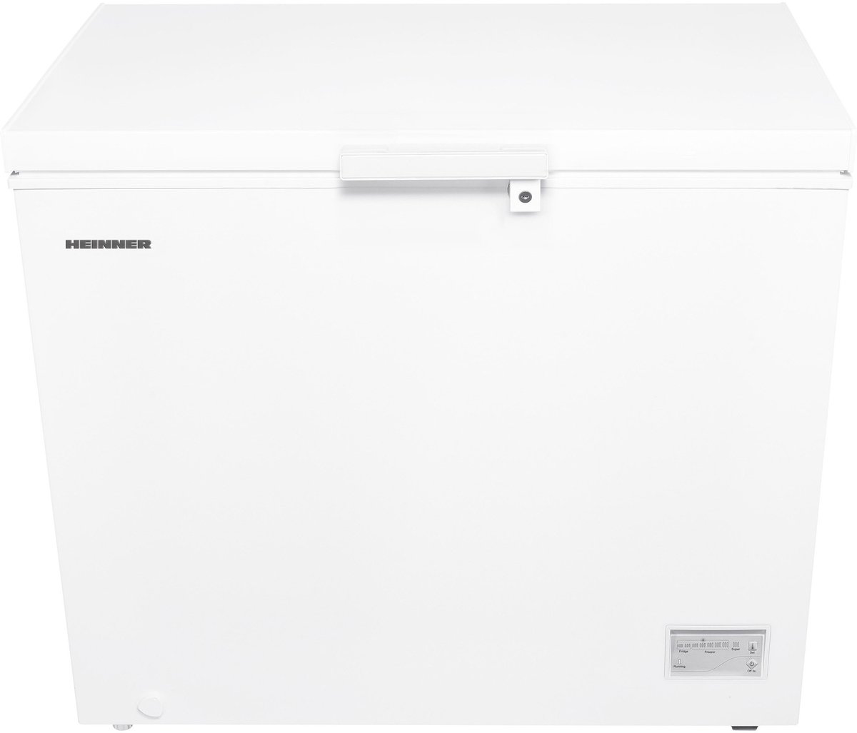 Heinner HCF-HM246INVCD Diepvrieskist – 246 L – Convertible (Koelkast/Vriezer) – Waterbestendig LED-display – Vergrendelbaar – Wit – 5 Jaar Garantie