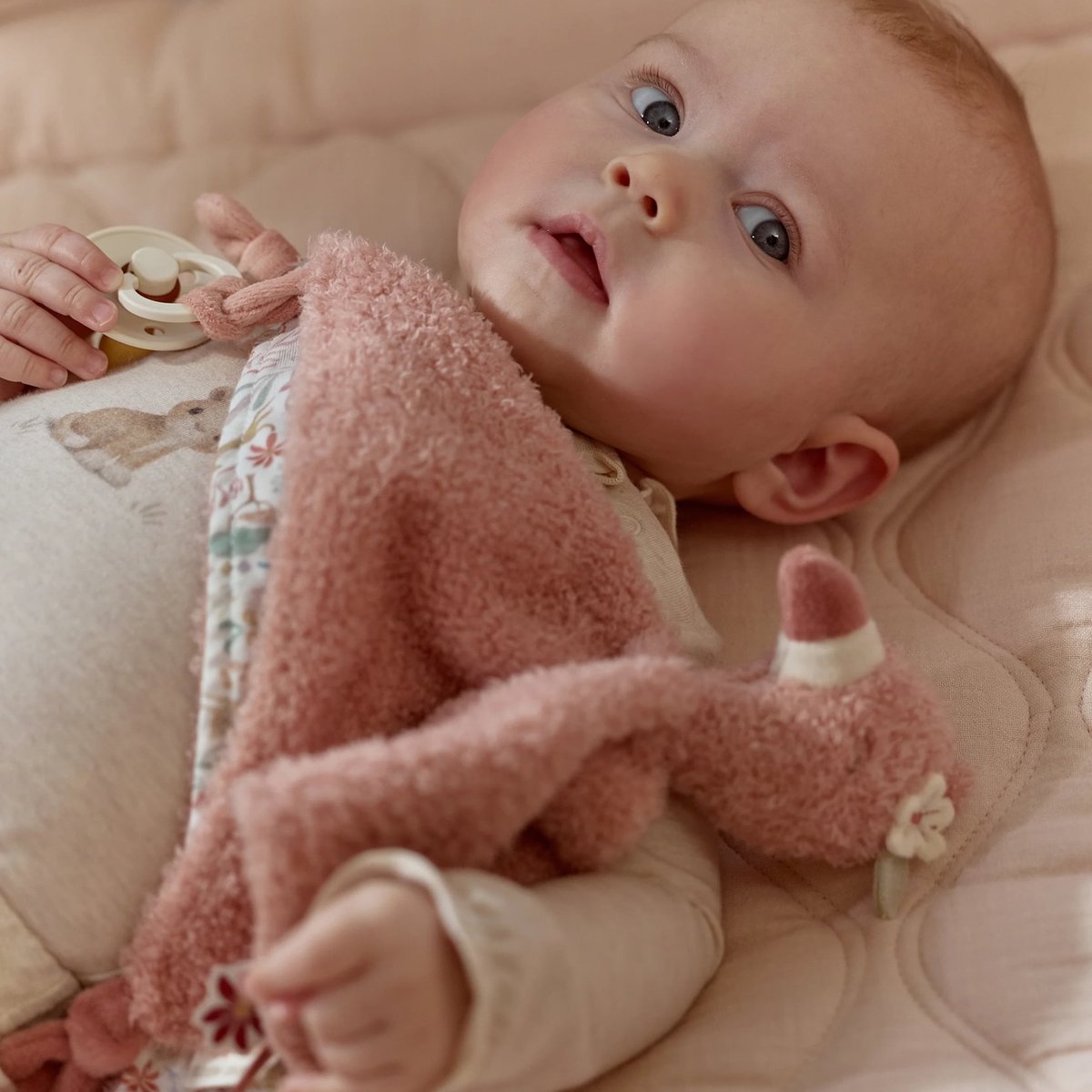 Little Dutch Safari Friends Knuffeldoekje Flamingo — afbeelding 5