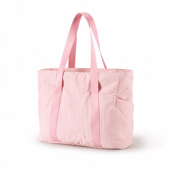 Yogatas Dames met Yogamat Houder - Sporttas & Schoudertas - Laptopvak 15,6 Inch - Waterafstotend Nylon - Roze - 39 x 31 x 15,5 cm - 18 Liter — afbeelding 5