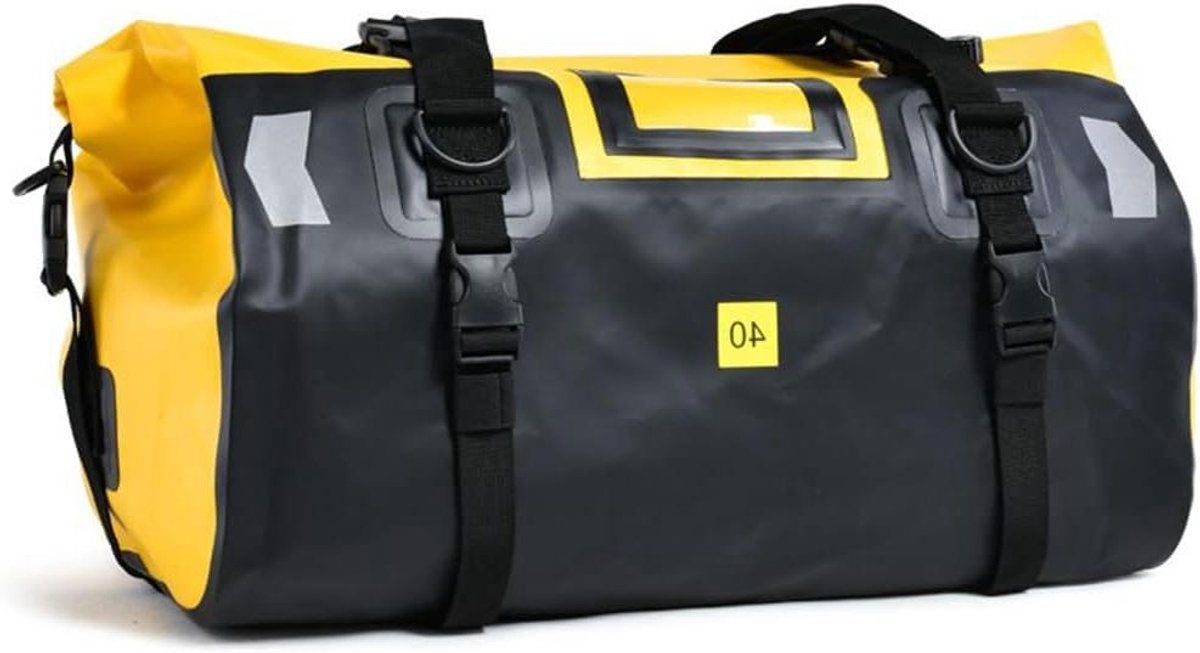 Motorfiets Droge Tas - Plunjezak Grote Capaciteit - Motorrijden Outdoor - Nachtreflecterend - 40L of 66L - Geel