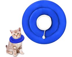 Herstelhalsband voor honden - Herstelhalsband voor katten Stop met likken Hondenhalsband - Verstelbaar kattennekkussen, comfortabele waterdichte hondenzachte kegel voor middelgrote, kleine Kasmole