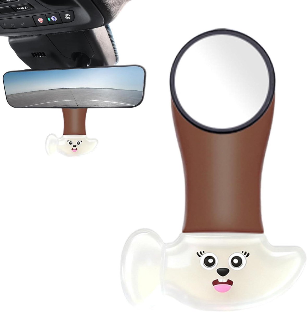Luchtverfrisser Auto - Auto Geurhanger - Interieur Opfrissen - Cartoon Dier Design - 65 x 45 cm - Meerdere Kleuren