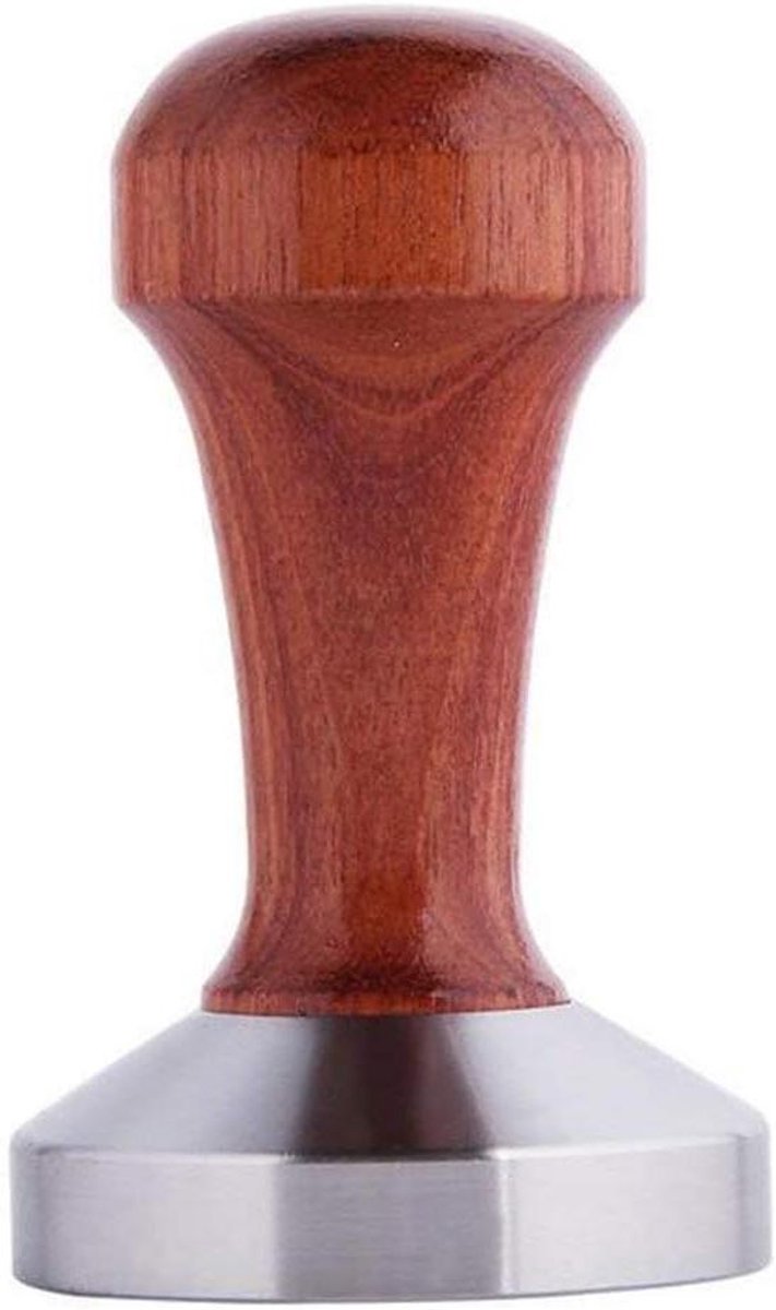 Koffie tamper - Espresso pers - Koffie zetten - Roestvrij staal - 49-58mm - Zilver