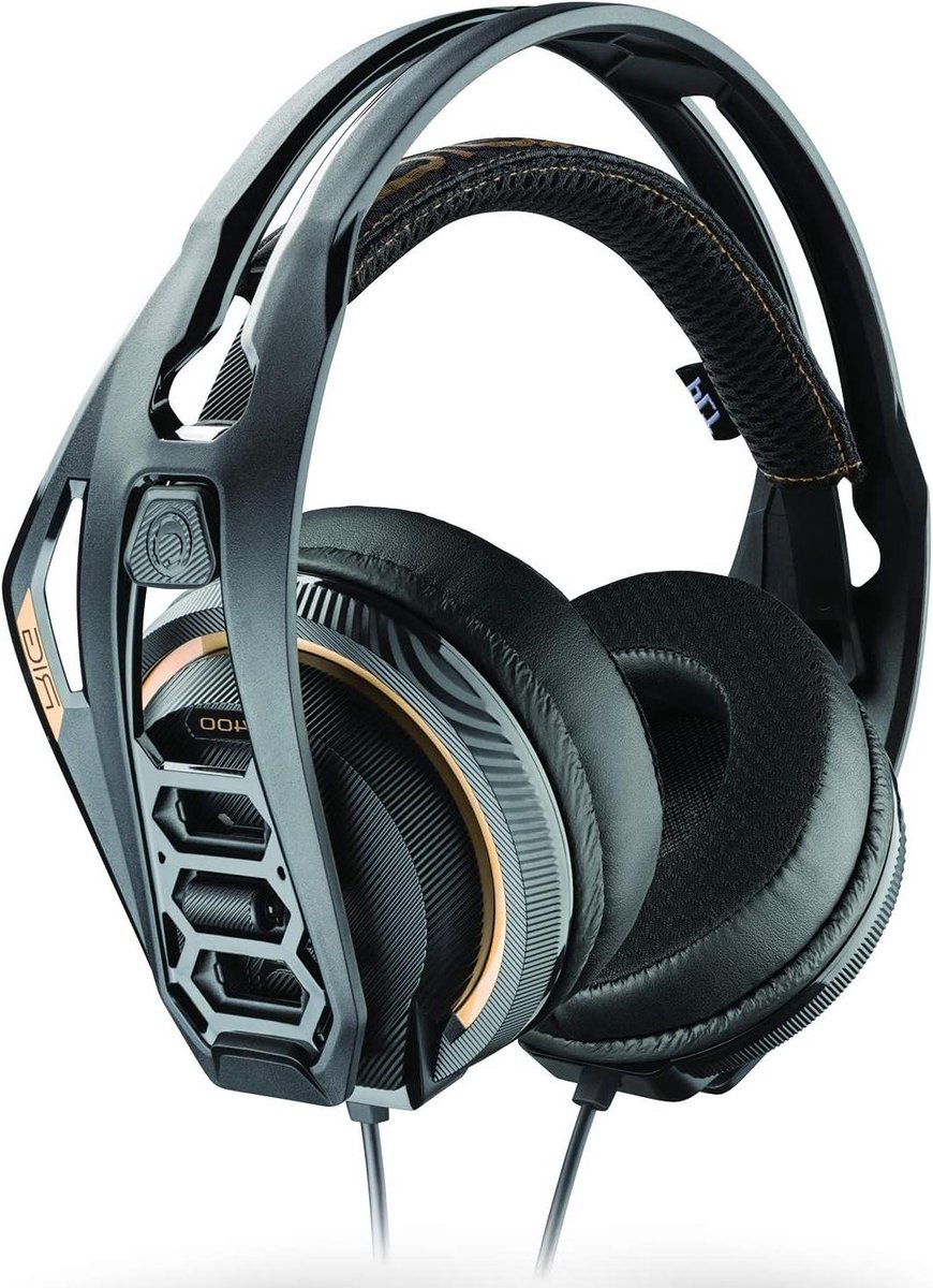 PC Headset - Gaming Koptelefoon - Online Communicatie - Afneembare Microfoon - 40 mm Drivers - Zwart Oranje