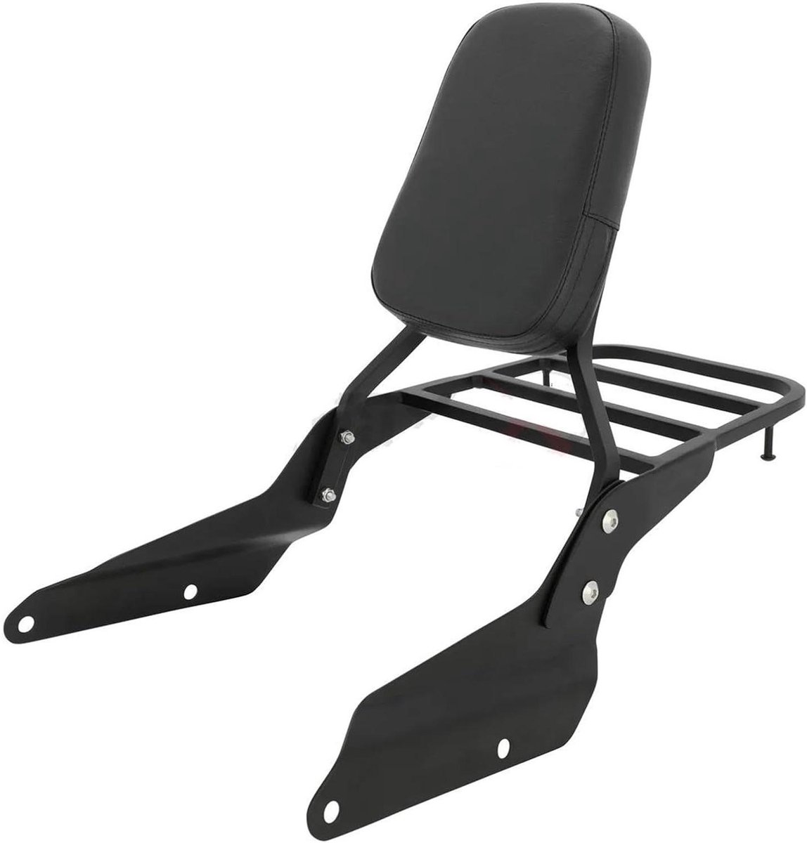 Passagierskussen Motorfiets Rugleuning Met Bagagedrager Voor Voor Magna VF250 VF 250 1995-2007, Passagierszitje (sissy Bar) Moto Sissy Bar Bagagedrager(Zwart)