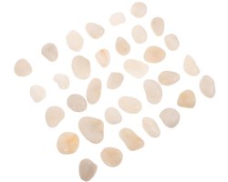 Aquarium Grind - Decoratieve Stenen - Aquarium Decoratie - Natuurlijke Uitstraling - 500 Gram - Wit