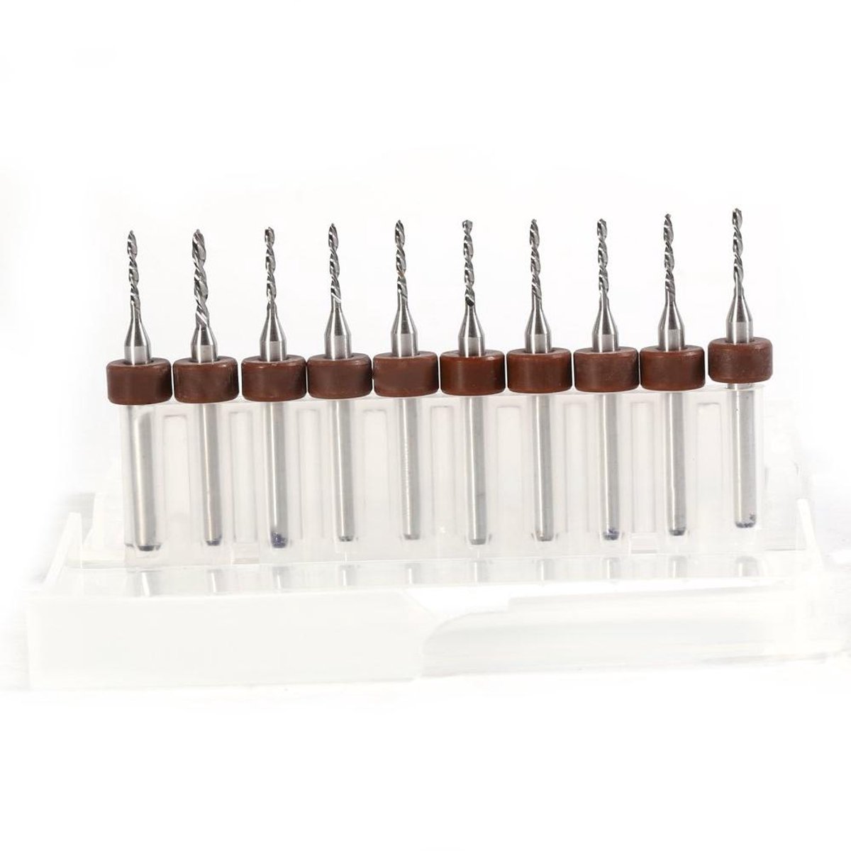 PCB Boorpunten Set - Mini Boren Printplaat - Elektronica Reparatie - Wolfraamstaal - 10 stuks - Willekeurig