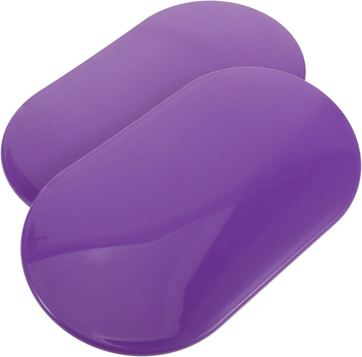 Fitness Glijplaten - Oefen Schijven - Core Training - Dubbelzijdig Gebruik - 23 x 13 cm - Paars