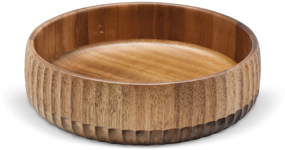 Acaciahouten kom -LINEA- Ø 22×6 cm