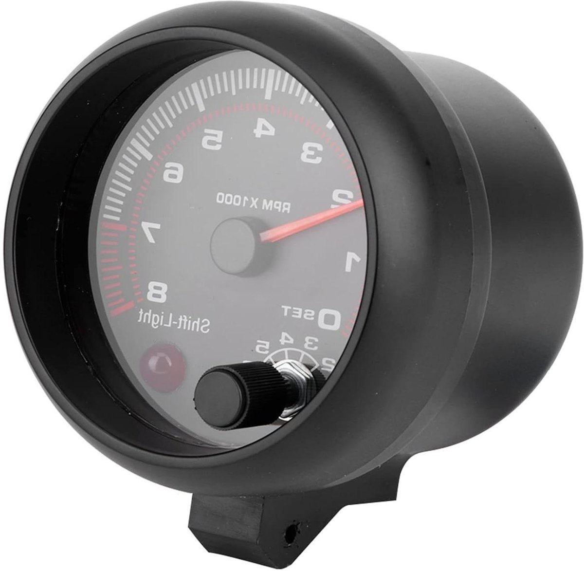 Auto Toerenteller - Universele Meter - Motortoerental Meten - 0-8000 RPM Bereik - 375 Inch - Zwart