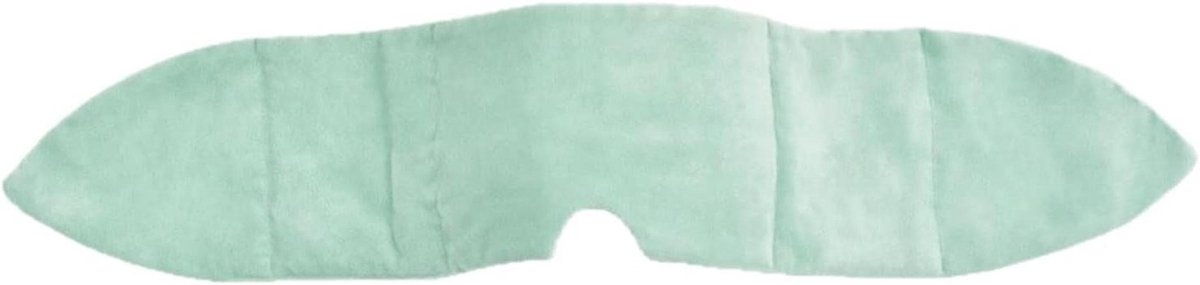 Gewogen Slaapmasker - Oogdruk Hulp - Ontspanning en Slaap - Zachte Pluche Stof - 300 g Gewicht - Zwart