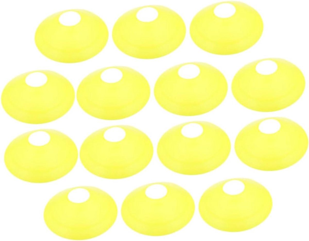 Voetbal Trainingskegels - Oefenschijven - Sport Training - Duurzaam PE Materiaal - 20 Stuks - Rood