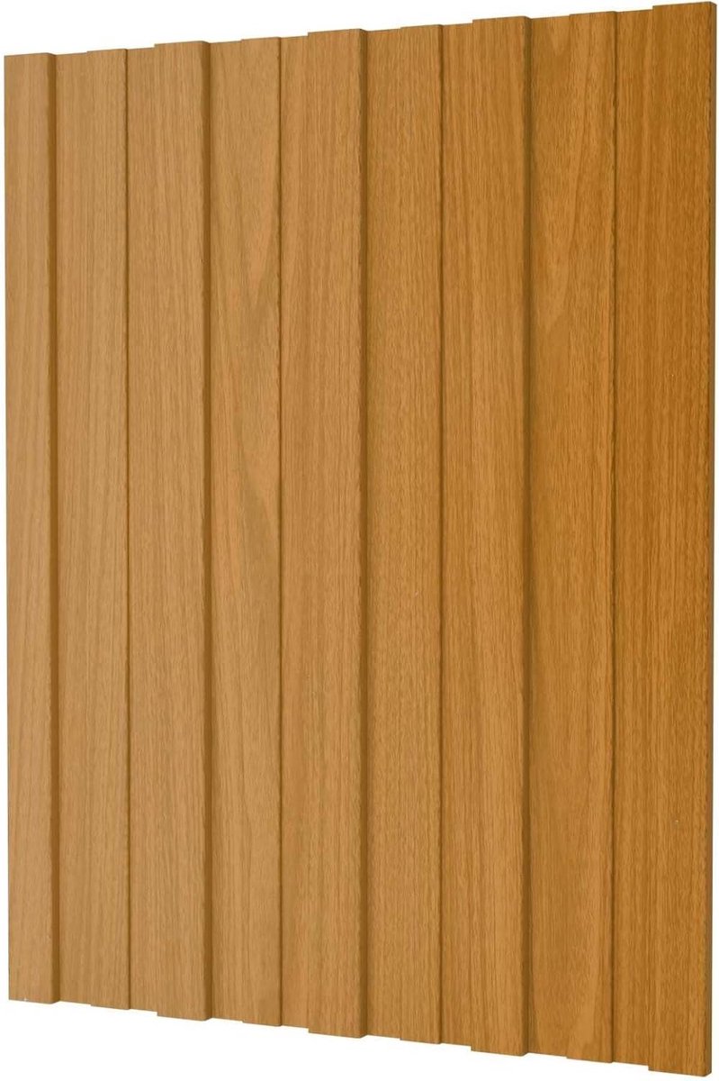 Dakpanelen Golfplaat - Dakbedekking Schuur - Garage Overdekken - Verzinkt Staal - 60 x 45 cm - Natuur