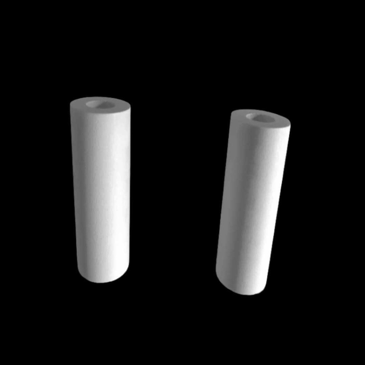 Keramische Buizen - Boornitride Staven - Industrieel Thermisch Beheer - 9995% Zuiver Materiaal - Diverse Afmetingen - Wit