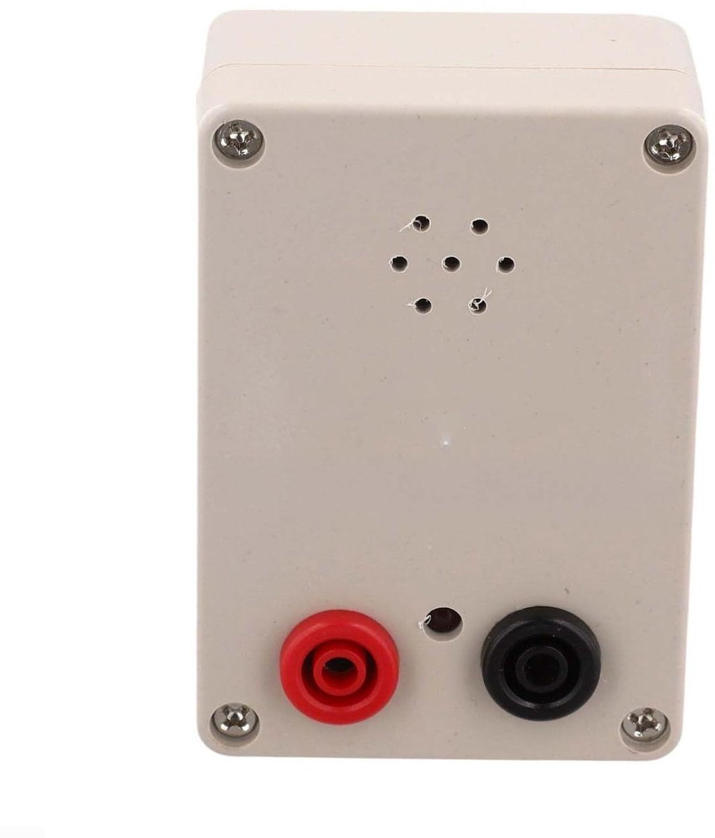 Doorgangstester Zoemer - Kabeltester Continuïteitstester - Elektrische Circuits Testen - Akoestisch en Visueel Alarm - 9V Batterij - Wit