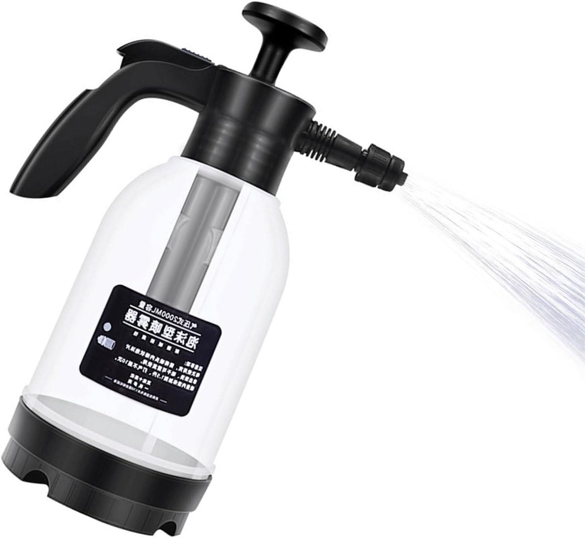 Schuimspuit - Drukspuit Vernevelaar - Auto Wassen - Dubbele Functie - 2 Liter - Grijs