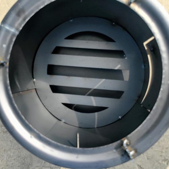 Raketoven voor camping, draagbaar kookgerei met handvat, houtbrandende raketoven voor camping, voor dringende voorbereiding, rugzaktocht, reizen, buiten, terras, achtertuin — afbeelding 2